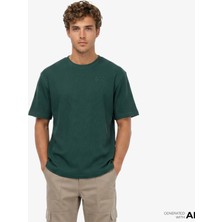 Karl Kani Signature Waffle Erkek Yeşil T-Shirt.grn