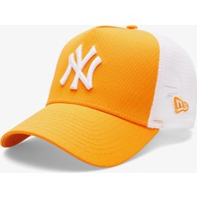 New Era Essential League Trucker Unisex Turuncu Şapka.-
