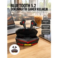 Nemere Dokunmatik Kontrol Tws Işıklı Kulakiçi Bluetooth Kulaklık Kablosuz Oyuncu Kulaklığı Yeni Nes