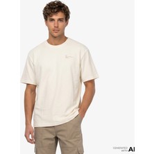 Karl Kani Signature Washed Oversized Erkek Beyaz T-Shirt.wht