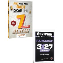 Anla Kazan Yayınları Yönerge 2027 Öabt Meb-Ags Dkab Din Kültürü ve Ahlak Bilgisi Öğretmenliği 7 Deneme Çözümlü Yönerge Yayınları+Evp Akademi Paragraf