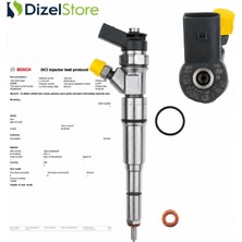 Bosch Bmw X5 E46 E60 E61 E53 Yenilenmiş Dizel Enjektör | 13537789661 0445110131