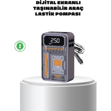 Epilons Taşınabilir Kablosuz Hava Pompası – 150 Psı Güçlü Basınç ve 6000MAH Şarjlı