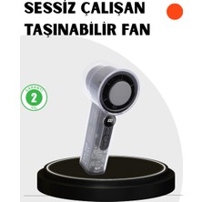 Kompakt Dijital Ekranlı Fan | 100 Seviye Hız + Sessiz Çalışma Nemere