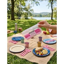 Bates House Piknik Çatal Kaşık Bıçak Seti 4 Kişilik