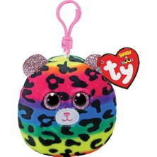 Ty Squishy Beanies Peluş Leopar Anahtarlık Dotty