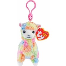 Ty Beanie Boos Peluş Renkli Lama Anahtarlık Lola