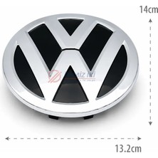 İkimiz İki Ön Panjur Arması Passat B8 15-19 Jetta 10-15 Golf 7 12-17
