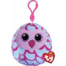 Ty Squishy Beanies Peluş Baykuş Anahtarlık Pinky