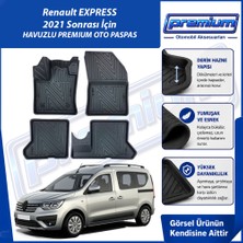 Renault  Express Paspas Araca Özel 2021 Sonrası Derin Havuzlu Premium Oto Paspas