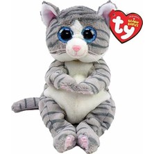 Ty Beanie Bellies Gri Peluş Kedi Mitzi 15 cm