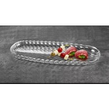 Kaveh Glass 28 cm Kayık Tabak
