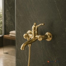 Kale Artdeco Altın Banyo Bataryası