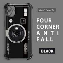 Ucuc Samsung Galaxy A04 Uyumlu Şeffaf Silikon Köşe Koruma Lens Korumalı Elektroplatlı Kenar Kılıf