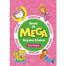 4e Mega Boyama Kitabı Masal Dünyası 128 Sayfa – 1 Adet