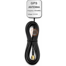 Meon Robotik Otomasyon Gps Anteni 1575.42 Mhz 3-5 V 3 Metre Kablolu Sma Erkek Manyetik Tabanlı