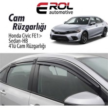 Erol Otomotiv Honda Civic Fe1 (2021 ve Sonrası) Sedan-Hb 4'lü Cam Rüzgarlığı