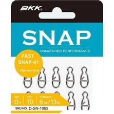 Bkk Fast Snap-41 Maket Balık Klipsi