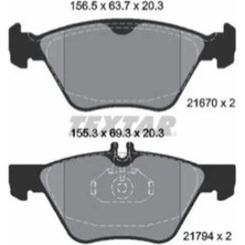 Textar Fren Balatası Ön Mercedes W210 - W 220 - W124 S210 - R170 -VF210