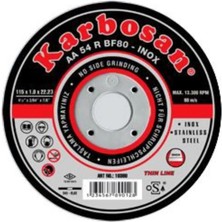 Karbosan Inox Thinline Düz Kesme (115 x 1.0 x 22)
