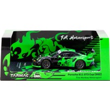 Tarmac Works 1/64 Porsche 911 Gt3 Cup (992) Fire Monkey Motorsport - Tarmac Works x Ixo Models HOBBY64 T64-093-FMM