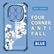 Ucuc Redmi Note 14 Pro 4g Uyumlu Şeffaf Silikon Köşe Koruma Lens Korumalı Elektroplatlı Kenar Kılıf
