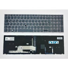 Nion Hp ile Uyumlu 4QH49ES 4QH48ES Notebook Klavye (Siyah Aydınlatmalı Tr)