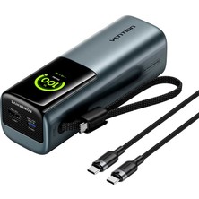 Vention Powerhive 200W 27000MAH Akıllı LED Ekranlı Hızlı Power Bank - MacBook Pro Air iPhone 17 16 15 Pro Max Uyumlu