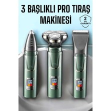 AyrStore 3 Başlıklı Profesyonel Saç ve Sakal Bakım Seti Vücut, Burun ve Kulak Tüy Alma