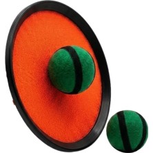 AyrStore Cırt Cırtlı Top Yakalama Oyunu Seti 2 Kişilik Eğlenceli Bahçe Plaj Oyuncağı