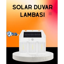 AyrStore Güneş Enerjili 3 Modlu Duvar Apliği – Bahçe ve Garaj Aydınlatması