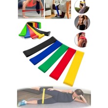AyrStore Pilates Direnç Lastiği Fitness Yoga ve Evde Spor Için Çok Amaçlı Bant