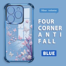 Ucuc Tecno Spark 20/20C Uyumlu Şeffaf Silikon Köşe Koruma Lens Korumalı Elektroplatlı Kenar Kılıf