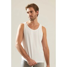 Cega %100 Pamuk Erkek Atlet Beyaz 12'li