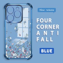 Ucuc Infinix Smart 8/8 Pro Uyumlu Şeffaf Silikon Köşe Koruma Lens Korumalı Elektroplatlı Kenar Kılıf