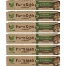 Roll-Up Ağartılmamış Kahverengi Pişirme Kağıdı 37 cm x 50 M 6 Paket