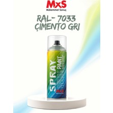 Mxs Ral 7033 Çimento Gri Akrilik Sprey Boya 400 ml