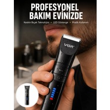 Shoplet Şarjlı Tıraş Makinesi –dijital Ekranlı, Hızlı Şarjlı, Profesyonel Kesim Seti Yeni Nesil