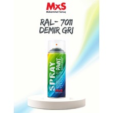 Mxs Ral 7011 Demir Gri Akrilik Sprey Boya 400 ml