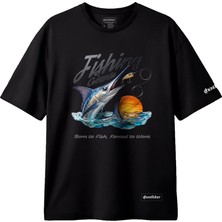 Balıkçılık Temalı Tişört - Fishing Giants Swordfish Tshirt