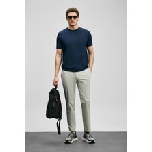 Lufian Daxon Smart Erkek Chino Pantolon Slim Fit Taş