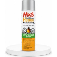 Mxs H3000 Şeffaf Sıvı Gres Sprey 500 Ml- Şeffaf ve Güçlü Yağlama