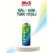 Mxs Ral 6016 Türk Yeşil Akrilik Sprey Boya 400 ml