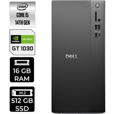 Dell Tower Essential QVT1260 Core I5 14500 Gt 1030 4gb 16GB Ram 512GB SSD Freedos BTO005BQVT1260P421 Masaüstü Bilgisayar + Per4 USB Bellek