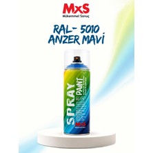 Mxs Ral 5010 Anzer Mavi Akrilik Sprey Boya 400 ml
