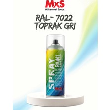 Mxs Ral 7022 Toprak Gri Akrilik Sprey Boya 400 ml