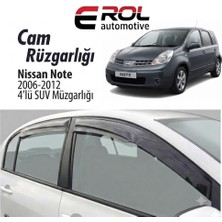 Erol Otomotiv Nissan Note (2006-2012) 4'lü Suv Mugen Cam Rüzgarlığı