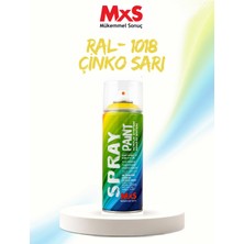 Mxs Ral 1018 Çinko Sarı Akrilik Sprey Boya 400 ml