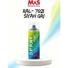 Mxs Ral 7021 Siyah Gri Akrilik Sprey Boya 400 ml