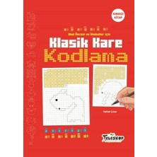 ALFA AKSESUAR 03 Klasik Kare Kodlama Kırmızı
